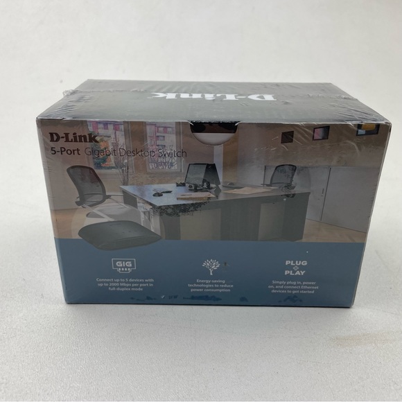 D-Link (DGS-1005G) 5 Port Gigabit Ethernet Switch New In Box - Picture 3 of 4